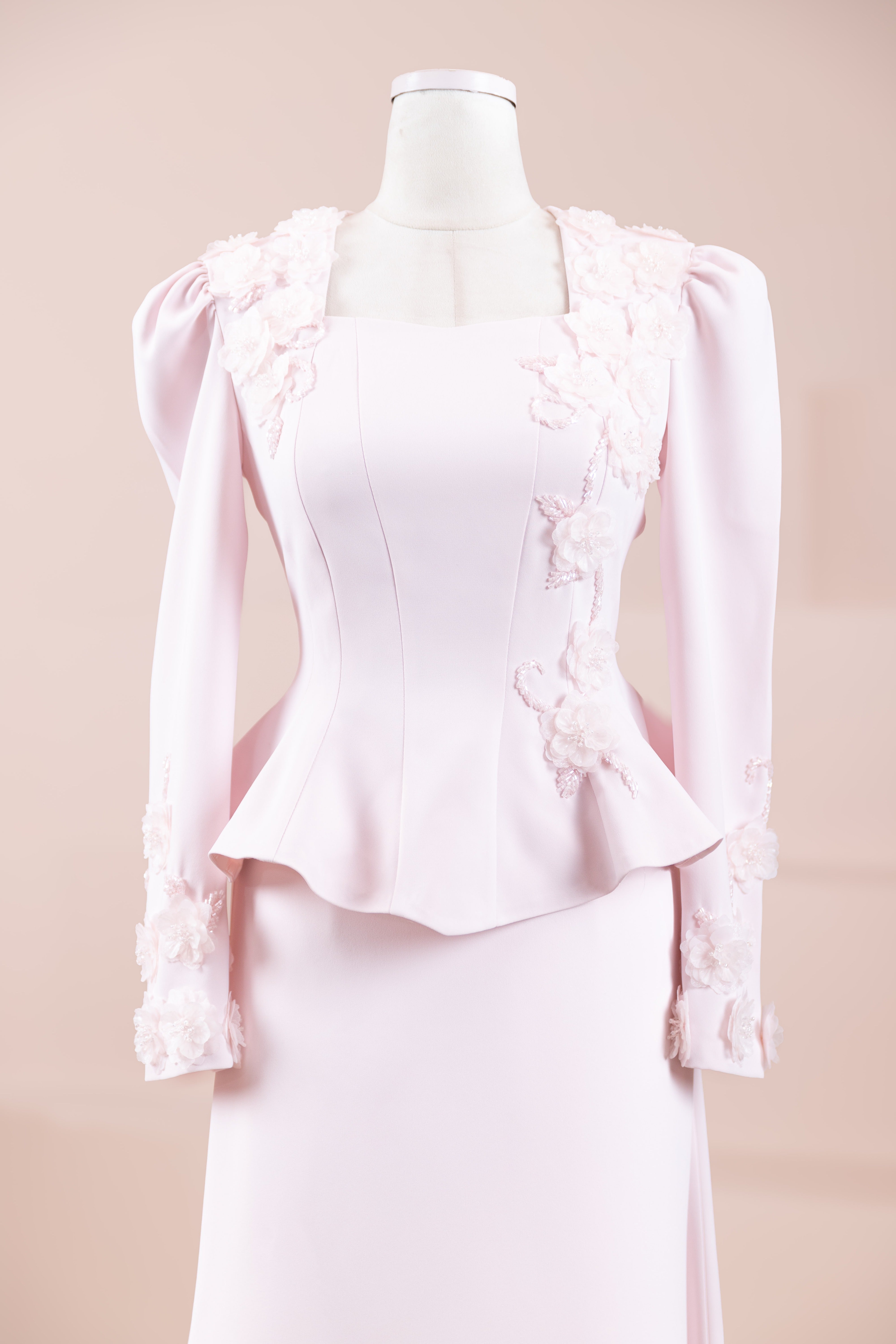 Elowen Robe de soirée voilée