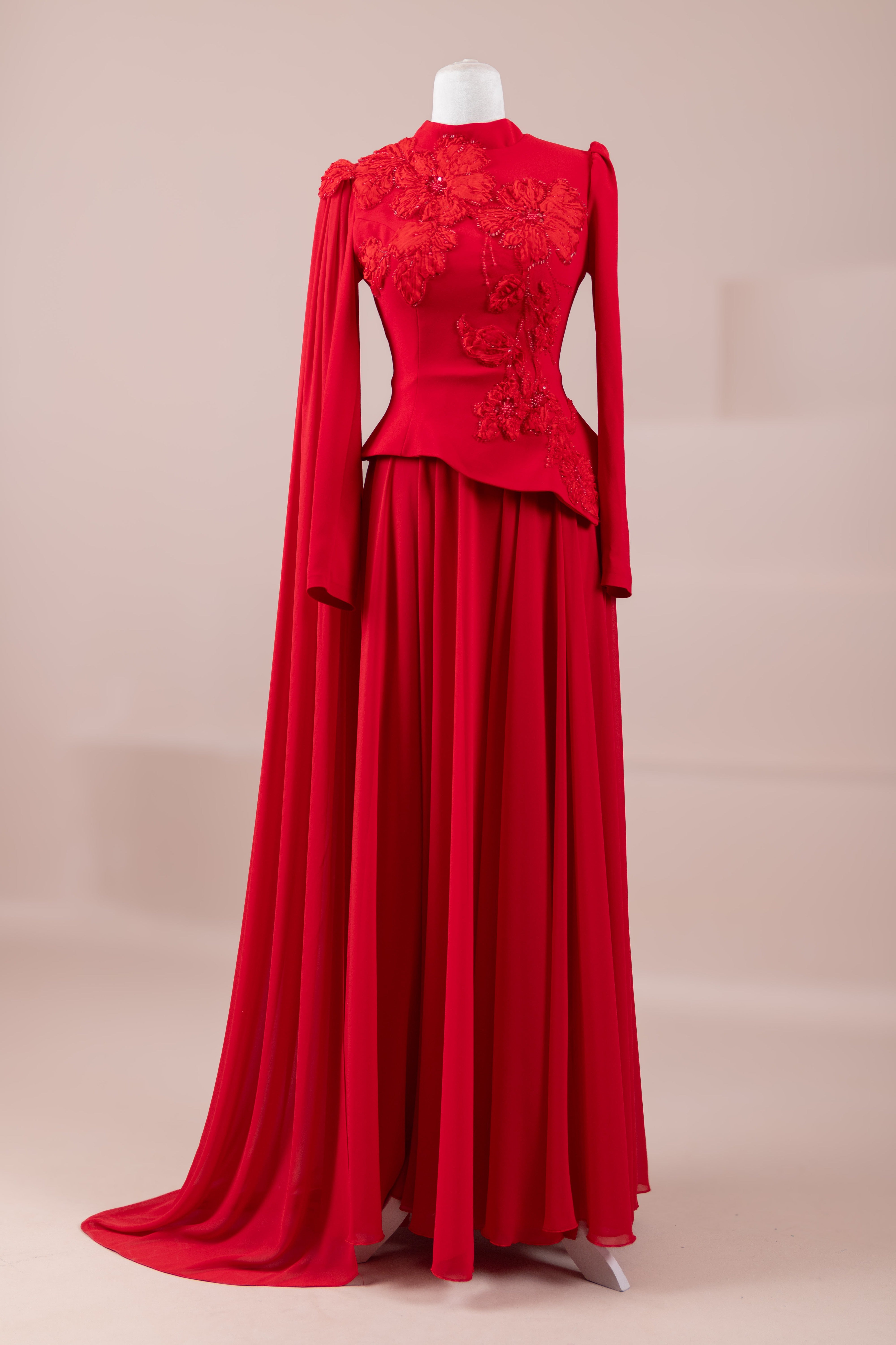 Dreza Robe de soirée voilée