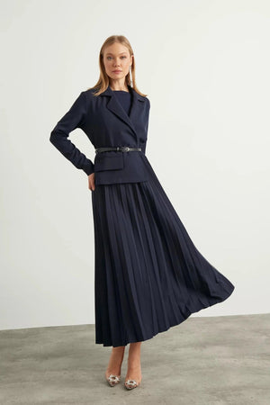 Aden Tesettür Elbise - FioraofDress - tesettur - abiye - 42 - KAHVERENGİ - hijab - evening - dress