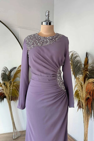 Aleyna Tesettür Abiye - FioraofDress - tesettur - abiye - 48 - zümrüt - hijab - evening - dress