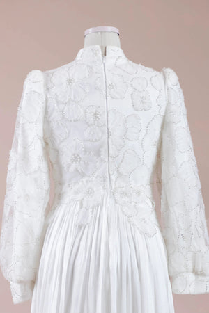 Alora Tesettür Abiye - FioraofDress - tesettur - abiye - Beyaz - 38 - hijab - evening - dress