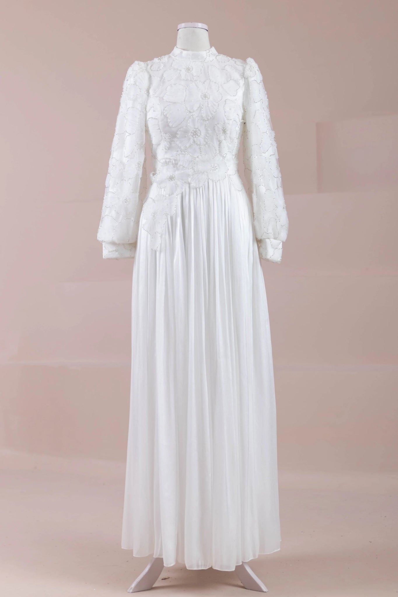 Alora Tesettür Abiye - FioraofDress - tesettur - abiye - Beyaz - 38 - hijab - evening - dress