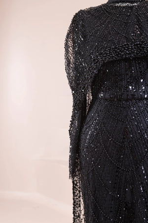 Arde Tesettür Abiye - FioraofDress - tesettur - abiye - SİYAH - 38 - hijab - evening - dress