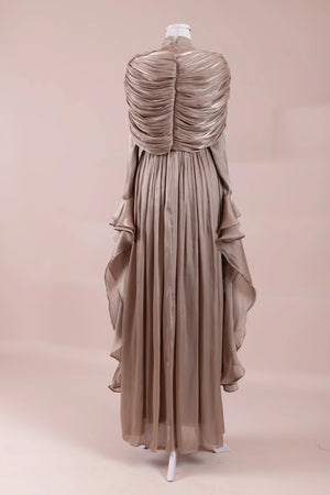 Aréa Tesettür Abiye - FioraofDress - tesettur - abiye - VİZON - 38 - hijab - evening - dress