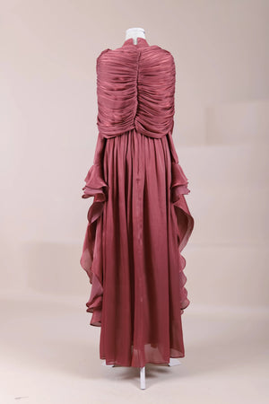 Aréa Tesettür Abiye - FioraofDress - tesettur - abiye - Berry - 38 - hijab - evening - dress