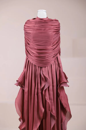 Aréa Tesettür Abiye - FioraofDress - tesettur - abiye - Berry - 38 - hijab - evening - dress