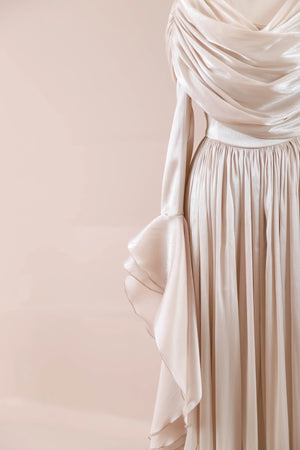 Arvia Tesettür Abiye - FioraofDress - tesettur - abiye - nude - 36 - hijab - evening - dress