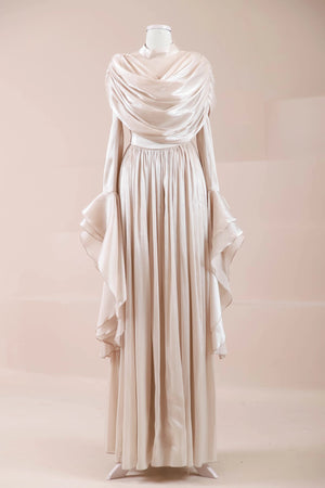 Arvia Tesettür Abiye - FioraofDress - tesettur - abiye - nude - 36 - hijab - evening - dress