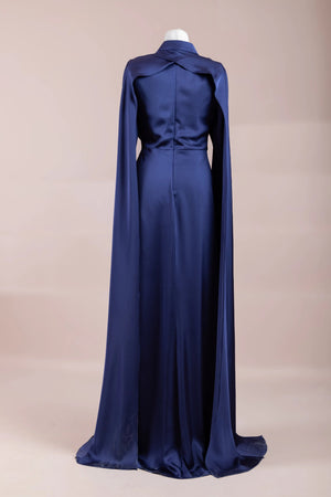 Ayza Tesettür Abiye - FioraofDress - tesettur - abiye - lacivert - 38 - hijab - evening - dress