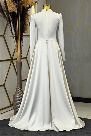 Damla Tesettür Abiye Ekru - FioraofDress - tesettur - abiye - 48 - hijab - evening - dress