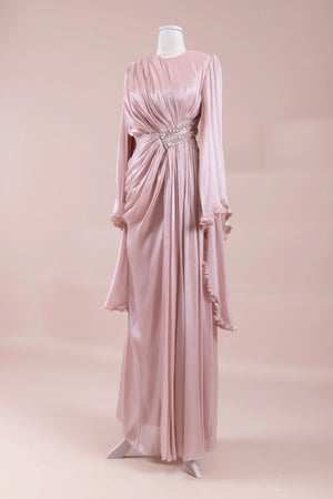 Dera Tesettür Abiye - FioraofDress - tesettur - abiye - pink - 38 - hijab - evening - dress