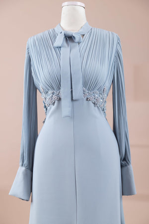 Elegance Tesettür Abiye - FioraofDress - tesettur - abiye - Mavi - 36 - hijab - evening - dress
