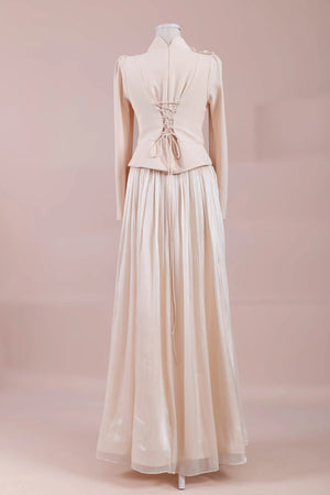 Elya Tesettür Abiye - FioraofDress - tesettur - abiye - Somon - 38 - hijab - evening - dress