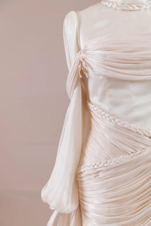 Galadriel Tesettür Abiye - FioraofDress - tesettur - abiye - Ekru - 38 - hijab - evening - dress