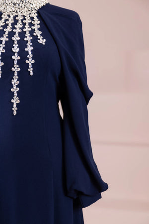 Gıla Tesettür Abiye - FioraofDress - tesettur - abiye - lacivert - 38 - hijab - evening - dress