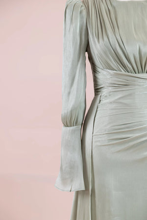 Glamour Tesettür Abiye - FioraofDress - tesettur - abiye - mint - 38 - hijab - evening - dress