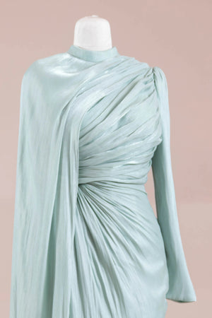 Glory Sade Tesettür Abiye - FioraofDress - tesettur - abiye - mint - 38 - hijab - evening - dress