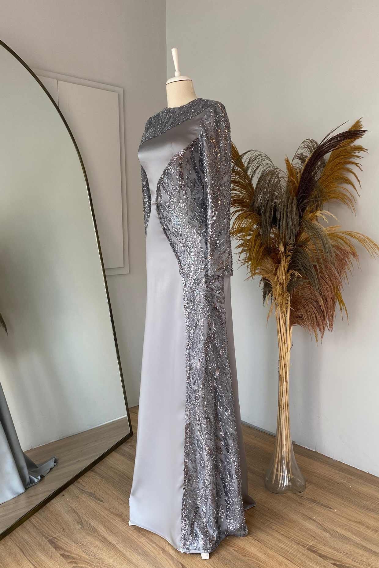 Hailey Abiye - FioraofDress - tesettur - abiye - 48 - zümrüt - hijab - evening - dress