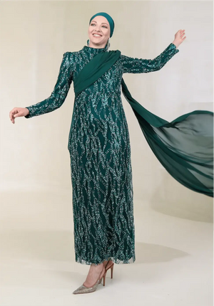 Sare Tesettür Abiye.