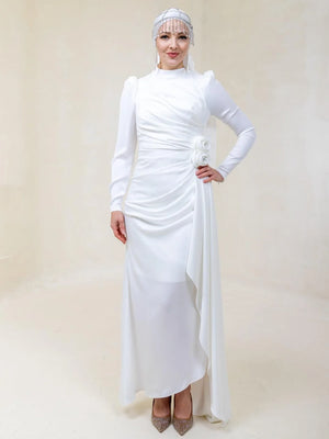 Gül Detay Tesettür Abiye.