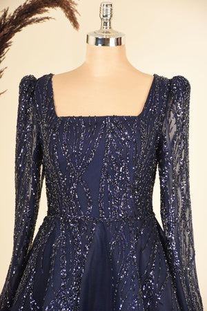 Karmen Tesettür Abiye - FioraofDress - tesettur - abiye - lacivert - 38 - hijab - evening - dress