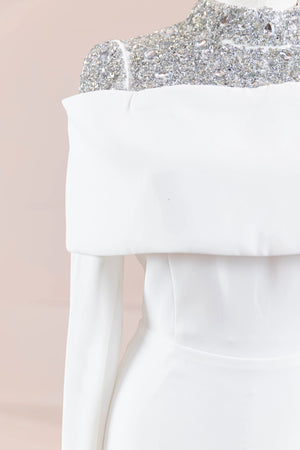 Lirae Tesettür Abiye - FioraofDress - tesettur - abiye - Beyaz - 36 - hijab - evening - dress