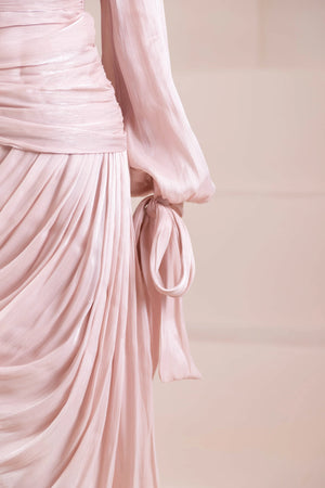 Lotus Tesettür Abiye - FioraofDress - tesettur - abiye - Toz pembe - 38 - hijab - evening - dress