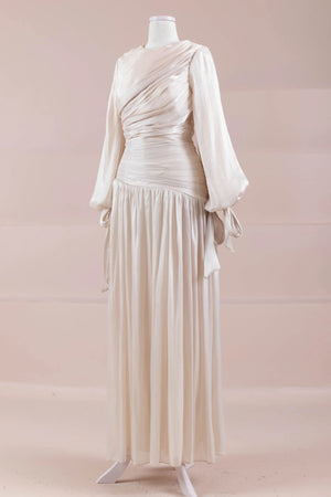 Lova Tesettür Abiye - FioraofDress - tesettur - abiye - Taş Renk - 38 - hijab - evening - dress