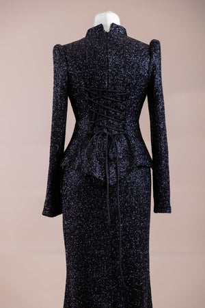 Luxe Tesettür Abiye - FioraofDress - tesettur - abiye - Siyah - 38 - hijab - evening - dress