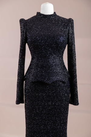 Luxe Tesettür Abiye - FioraofDress - tesettur - abiye - Siyah - 38 - hijab - evening - dress