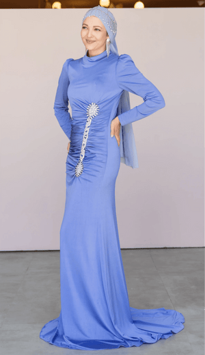 Lydia Tesettür Abiye - FioraofDress - tesettur - abiye - 44 - LİLAA - hijab - evening - dress