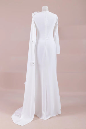 Mire Tesettür Abiye - FioraofDress - tesettur - abiye - Beyaz - 38 - hijab - evening - dress