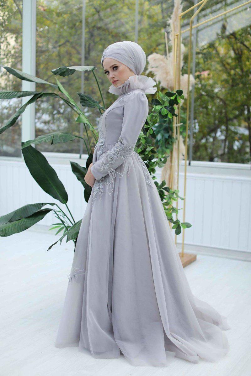 Nevra Tesettür Abiye - FioraofDress - tesettur - abiye - 48 - hijab - evening - dress
