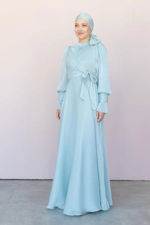 Orkide Tesettur Abiye - FioraofDress - tesettur - abiye - 38 - mint yeşili - hijab - evening - dress