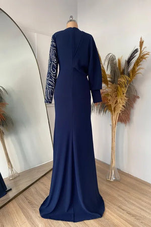 Oylum Tesettür Abiye - FioraofDress - tesettur - abiye - lacivert - 38 - hijab - evening - dress