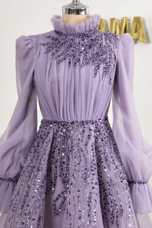 Patrica Tesettür Abiye - FioraofDress - tesettur - abiye - LİLAA - 38 - hijab - evening - dress