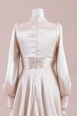 Pearl Tesettür Abiye - FioraofDress - tesettur - abiye - nude - 38 - hijab - evening - dress