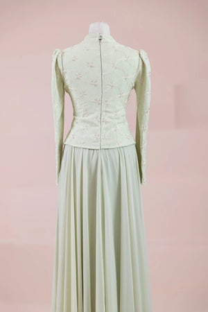 Ponte Tesettür Abiye - FioraofDress - tesettur - abiye - mint - 38 - hijab - evening - dress