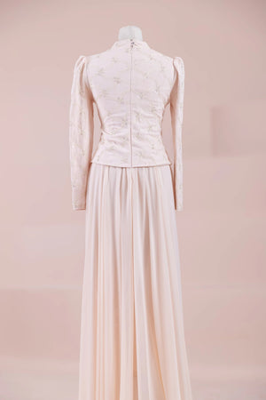 Ponte Tesettür Abiye - FioraofDress - tesettur - abiye - Pudra - 38 - hijab - evening - dress