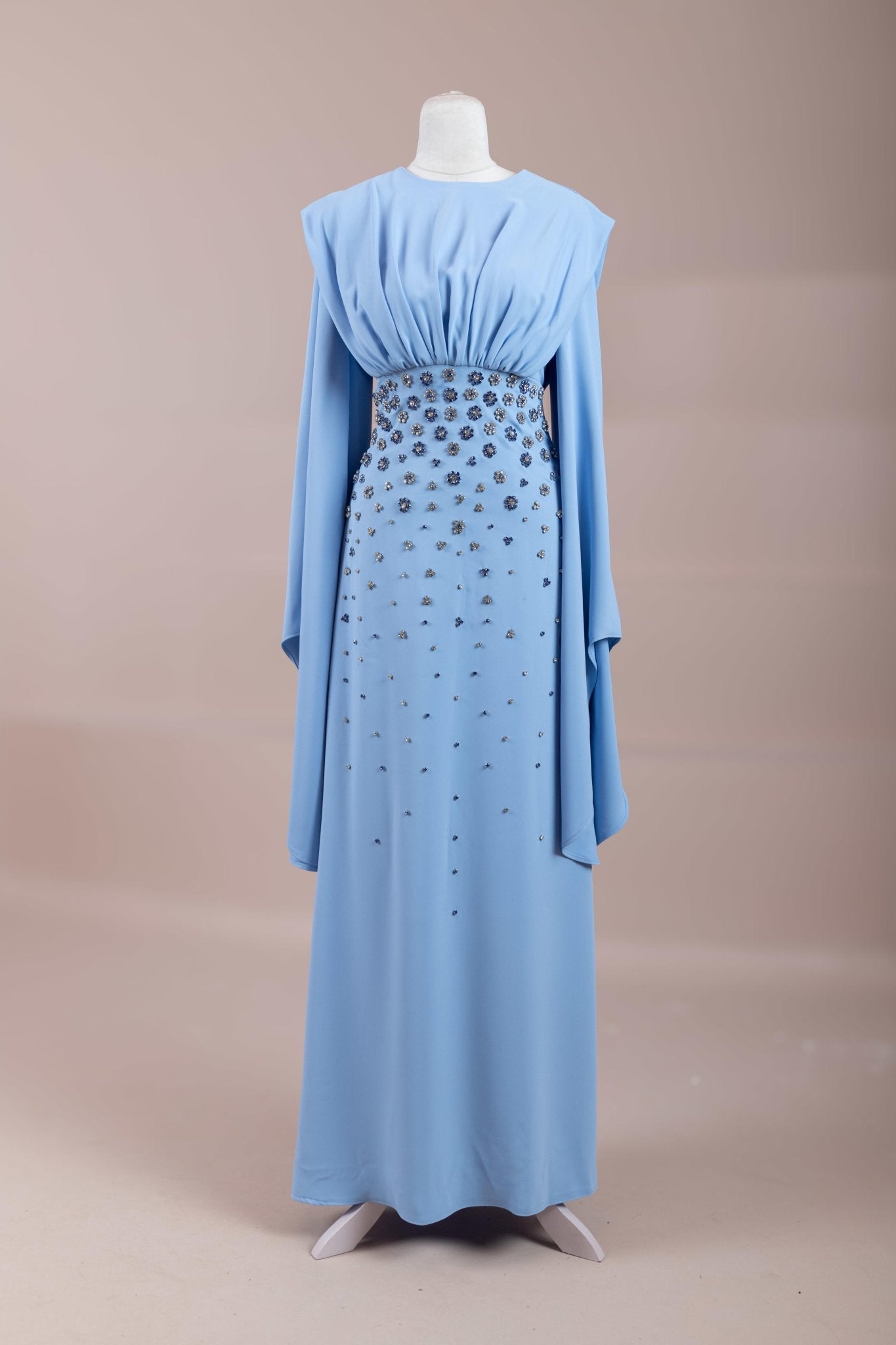 Rouge Tesettür Abiye - FioraofDress - tesettur - abiye - Mavi - 38 - hijab - evening - dress