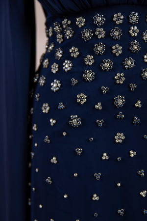 Rouge Tesettür Abiye - FioraofDress - tesettur - abiye - Lacivert - 38 - hijab - evening - dress