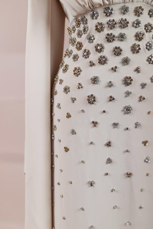 Rouge Tesettür Abiye - FioraofDress - tesettur - abiye - Krem - 38 - hijab - evening - dress