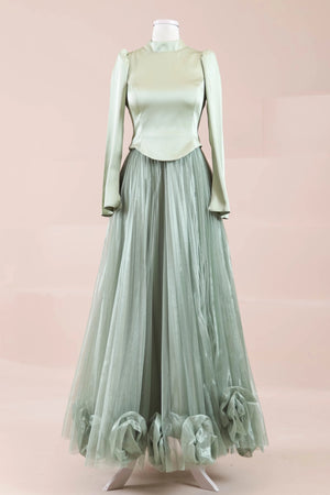 Rozya Tesettür Abiye - FioraofDress - tesettur - abiye - Çağla - 38 - hijab - evening - dress