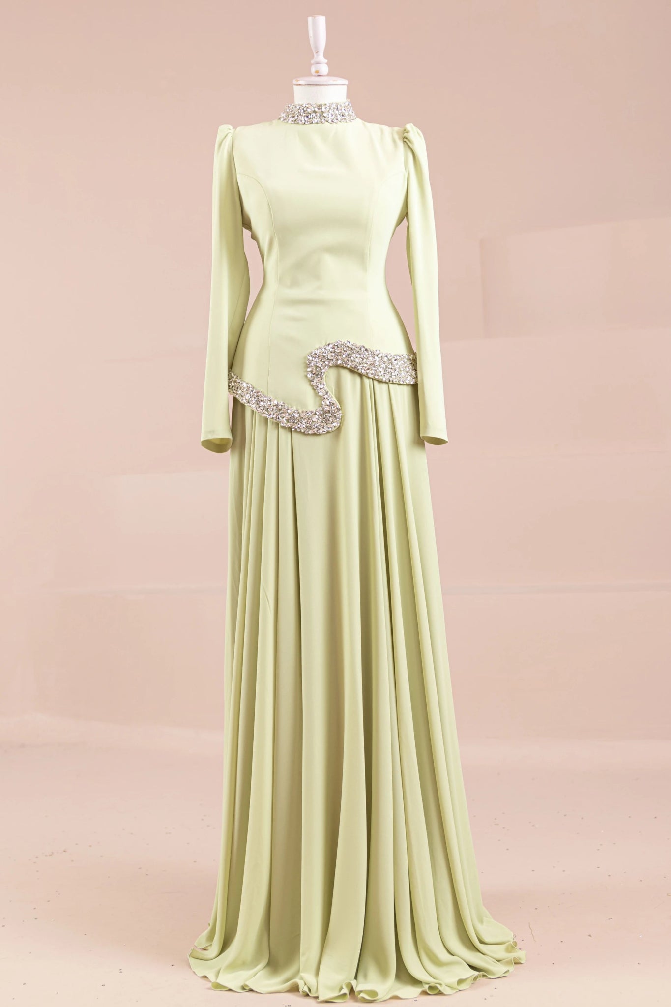 Selva Tesettür Abiye - FioraofDress - tesettur - abiye - Limon - 38 - hijab - evening - dress