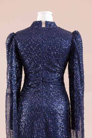 Solea Tesettür Abiye - FioraofDress - tesettur - abiye - lacivert - 38 - hijab - evening - dress