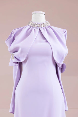 Tilu Tesettür Abiye - FioraofDress - tesettur - abiye - lila - 38 - hijab - evening - dress