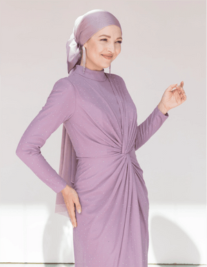 Zarif Tesettür Abiye - FioraofDress - tesettur - abiye - 44 - Pudra - hijab - evening - dress