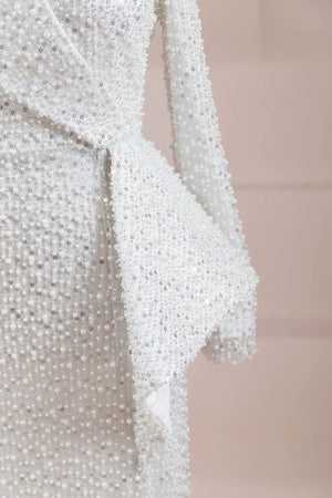 Ziva Tesettür Abiye - FioraofDress - tesettur - abiye - Beyaz - 38 - hijab - evening - dress