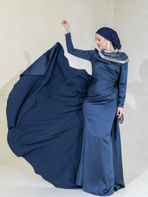 Zümra Tesettür Abiye - FioraofDress - tesettur - abiye - 44 - Pudra - hijab - evening - dress