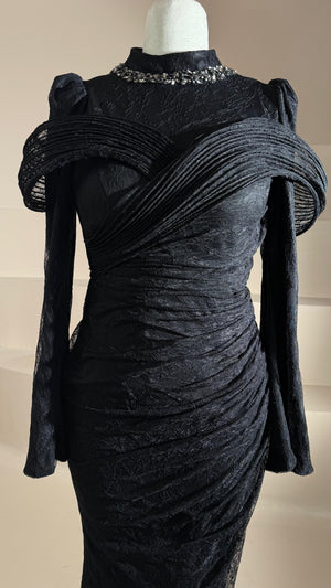 Charm Dantelli Tesettür Abiye.